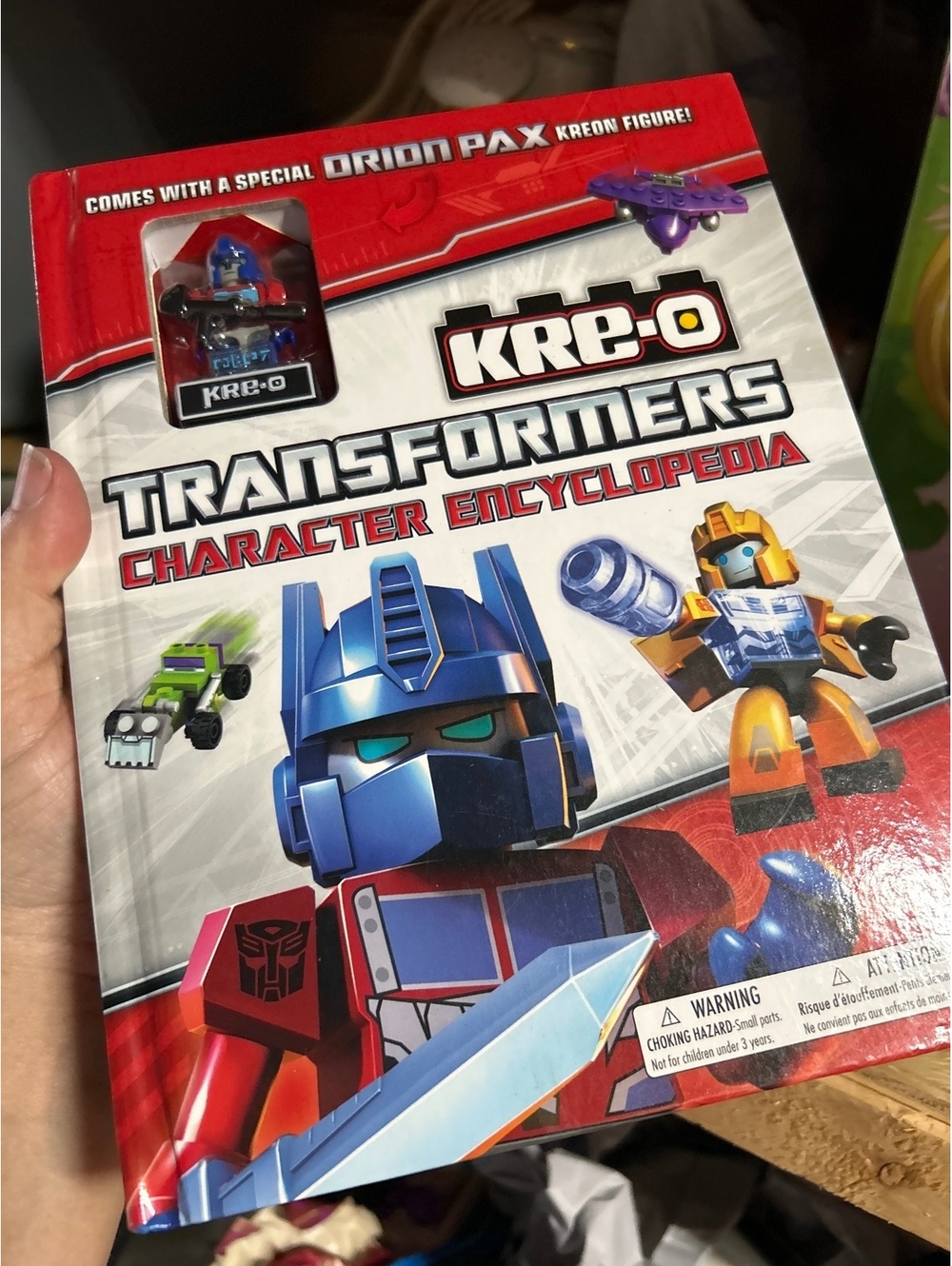 Kre-O Transformers Character Encyclopedia with Orion Pax Figure